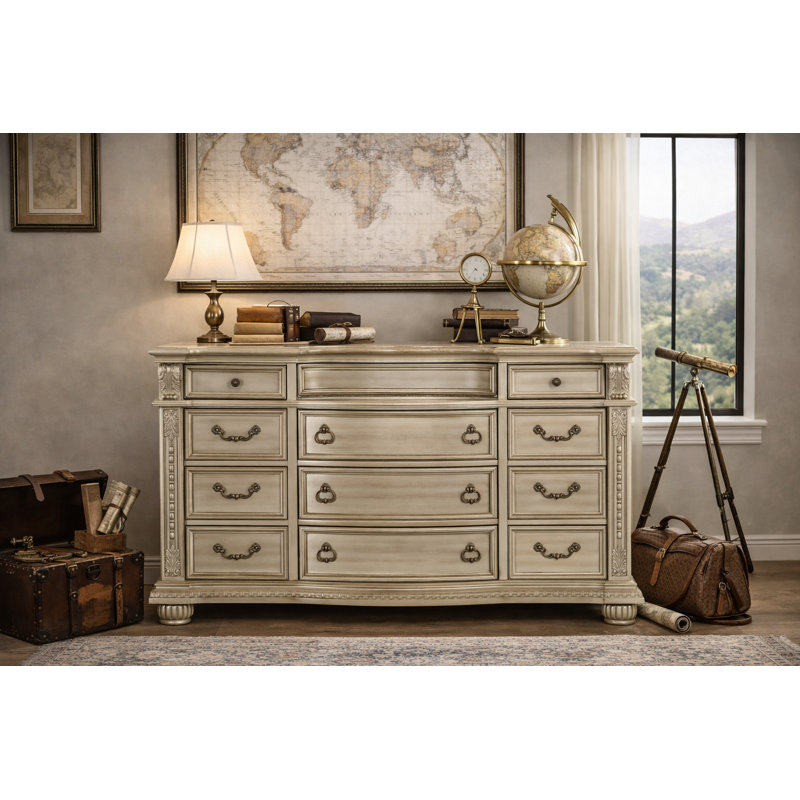 Commode l 11 po Anndrea, Argent argent