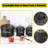 Set Of 3 Potato Onion Garlic Storage Bins Vegetable Containers Food Containers, Black