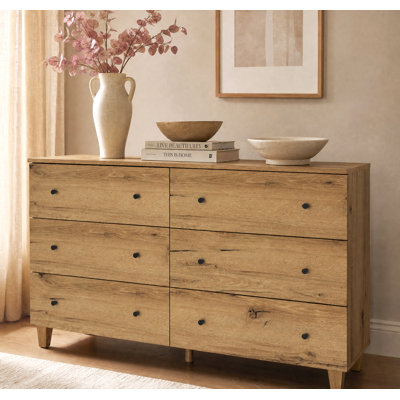 Commode pour enfants avec 6 tiroirs Lysiane