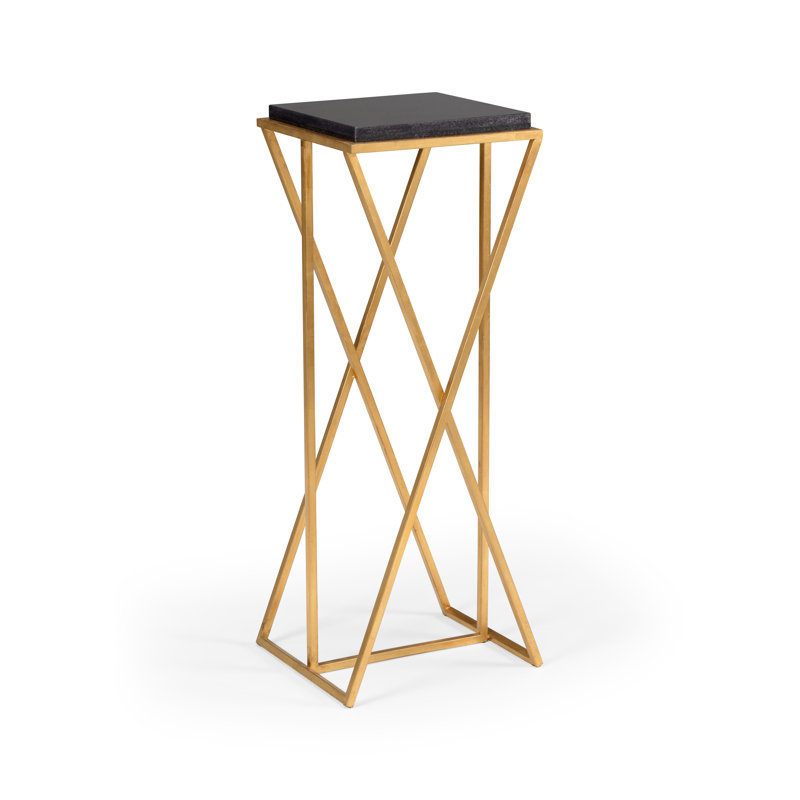Malcolm Plant Stand, Gold/Black
