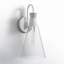 Tonya Single Light Glass Steel Dimmable Armed Sconce-408285182