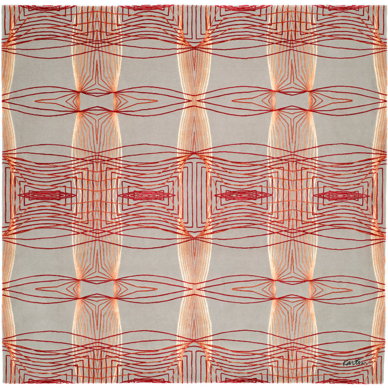 Karim Rashid - 'Spectra' Rug 6' X 6'
