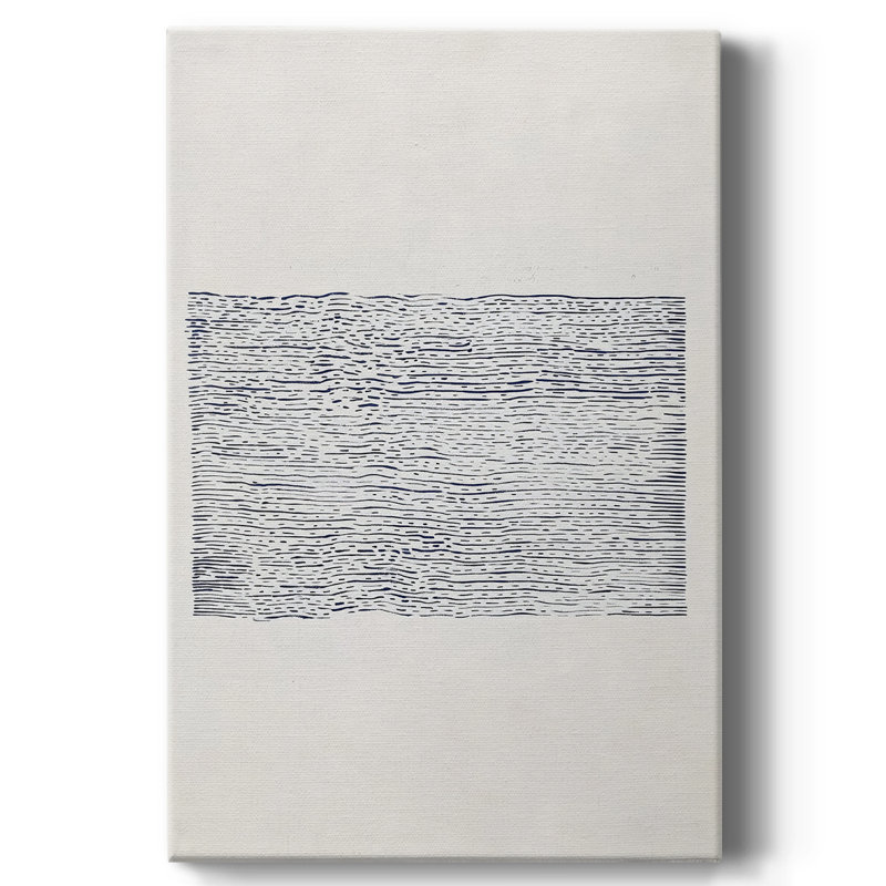 Toile tendue avec châssis abstrait CDLXVI, H 18 po x l 12 po