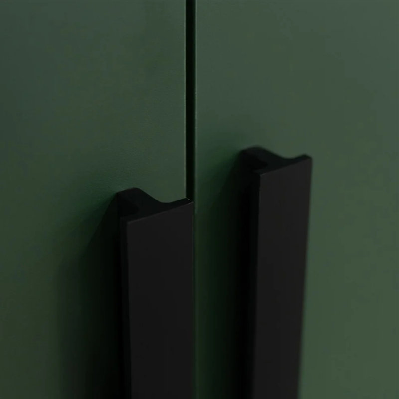 Manufactured Wood Wardrobe, Green