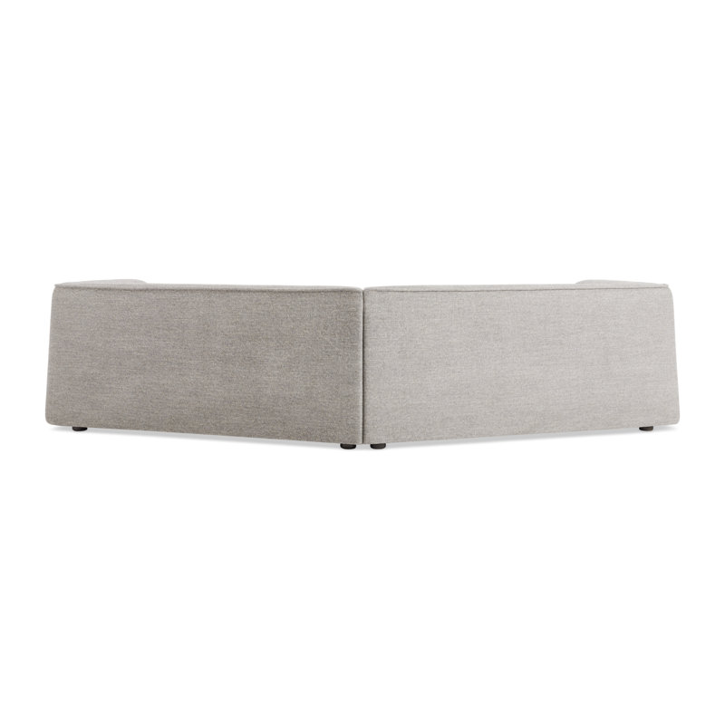 Thataway Sectional, 29" H x 126" W x 53" D, Tofte Navy Polyester Blend