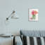 Bouquet d'aquarelles roses en pot en conserve-13582274-13582273
