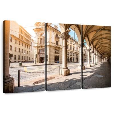 Central Street In Turin