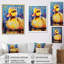 «Duck», reproduction d'art sur toile jaune Popart-95902885-95902894