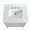 Ensemble de meuble-lavabo autoportant 30 po avec 2 poignées et plateau en marbre d'ingénierie - entièrement assemblé-2075904967-2075905019-2075905016