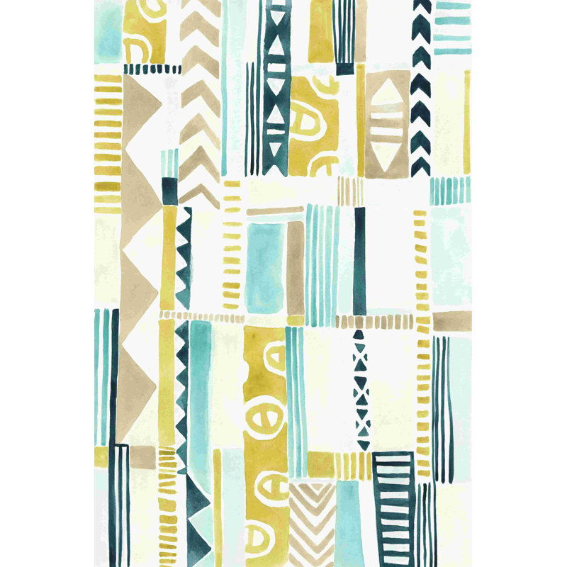Tribal Patchwork I, H 18 po x l 12 po x P 1,25 po