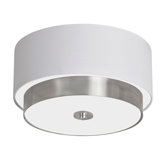 Larkin 3 Light Shaded Tiered Flush Mount