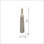 Grand vase en verre Frost