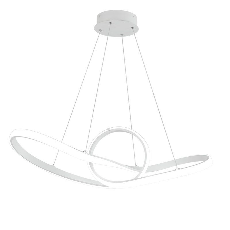 Cissna 1 - Light LED Unique/Statement Pendant, White