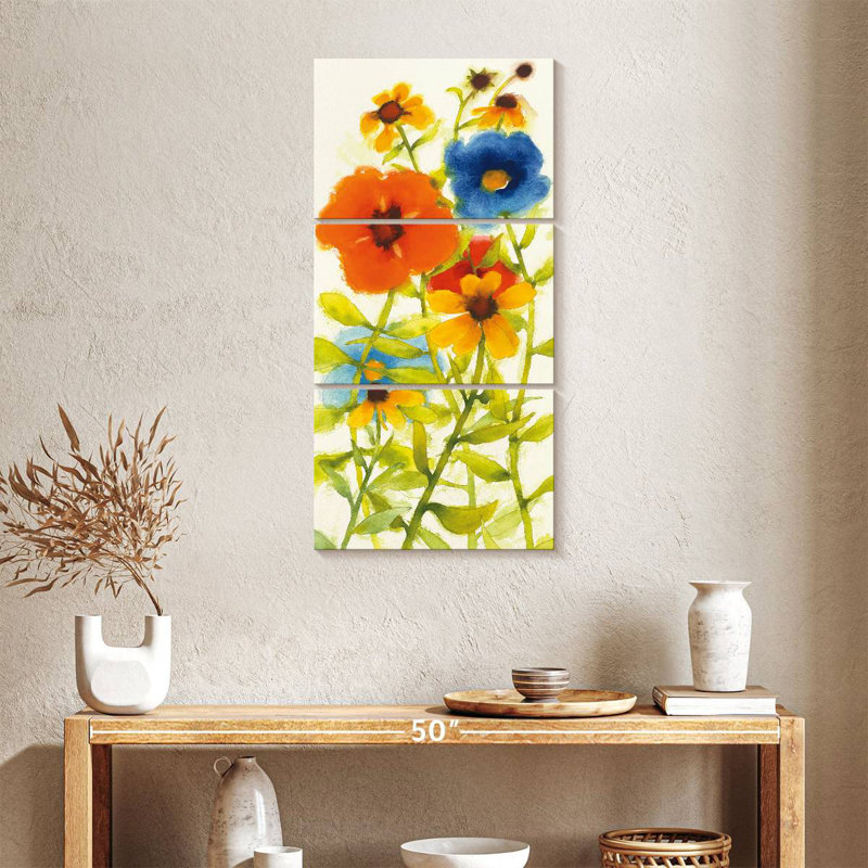 Americana Meadow I, 38" H x 18" W