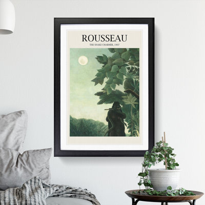 The Snake Charmer by Henri Rousseau - Picture Frame Painting