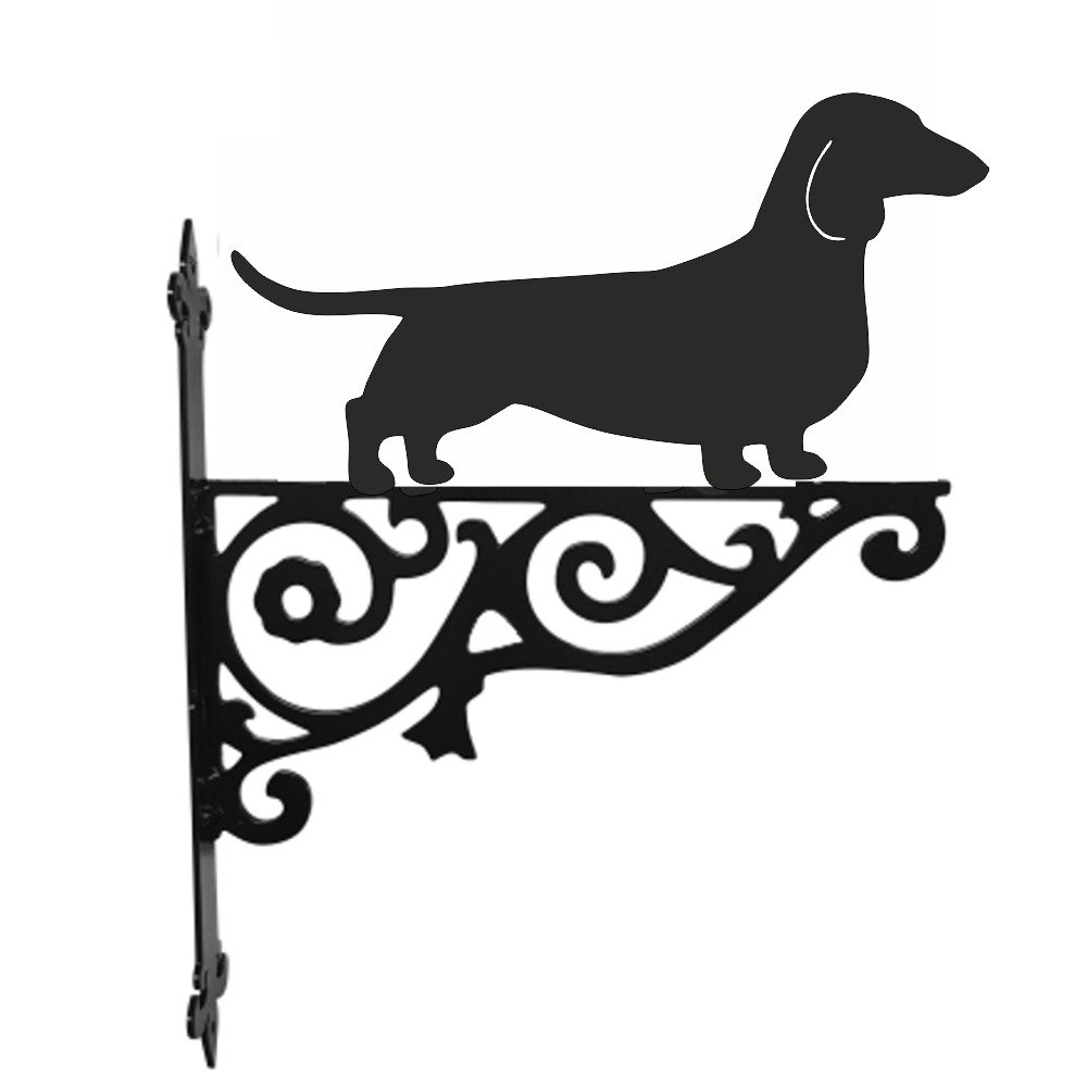 Dachshund Hanging Basket Bracket