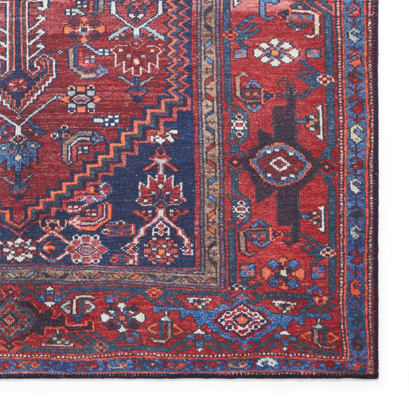 Vintage Look Digitally Printed Area Rug, Rectangle 190 x 290 cm