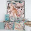 Silhouette féminine et bouquet floral - reproduction d'art sur toile moderne38660-66808024-66808016