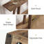 62.99cm Solid Wood Console Table