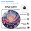 Horloge murale tourbillon de 12 po