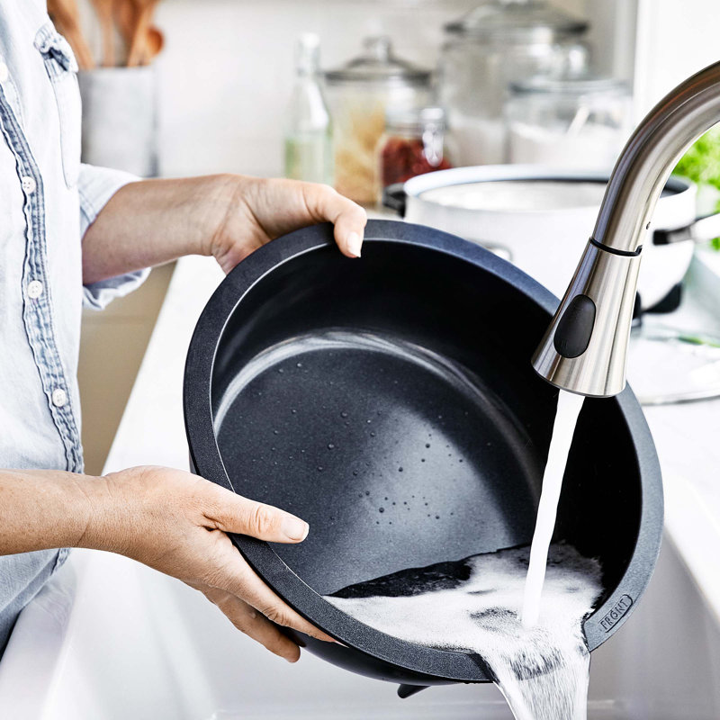GreenPan Elite Ceramic Nonstick 6-Quart Essentaial Smart Skillet, Cloud Cream