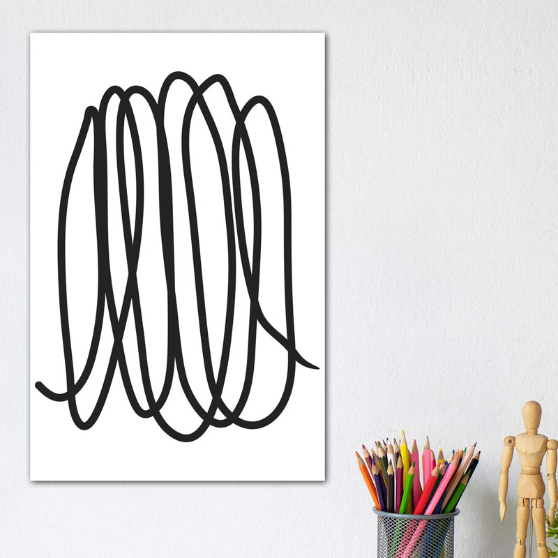 Abstract VI - Wrapped Canvas Print, 20.32 cm H x 30.48 cm W