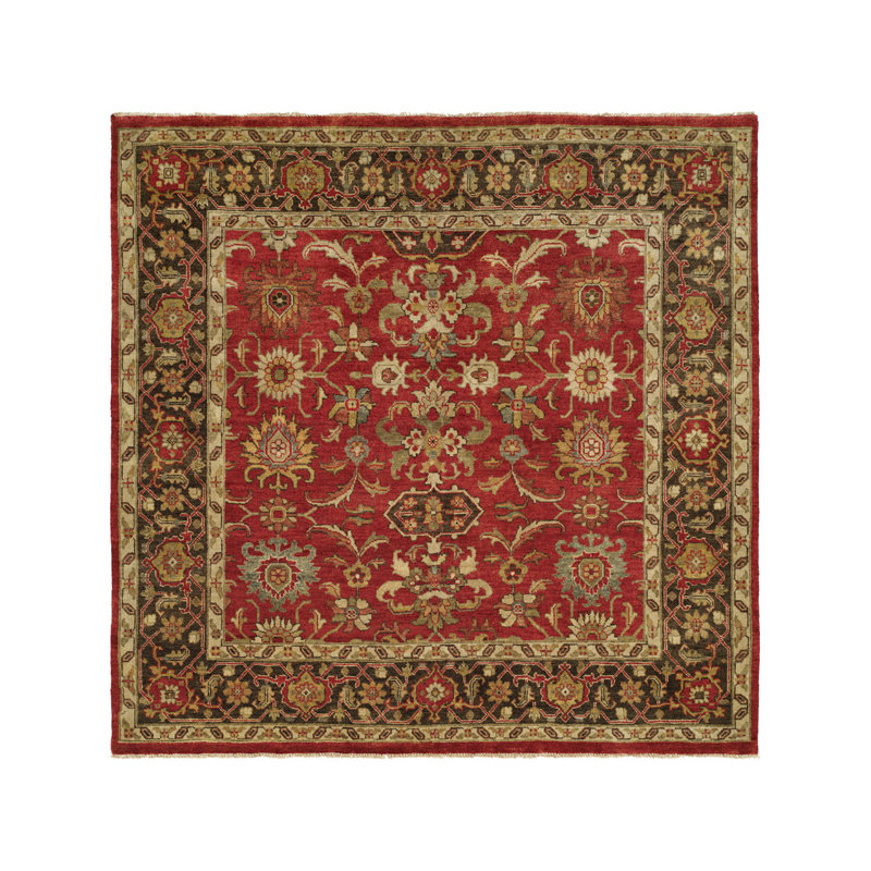 Wool Oriental Area Rug, Square 8'