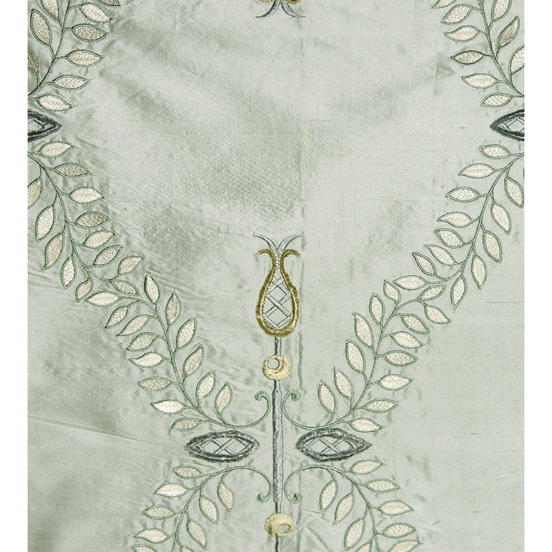 Tissu blanc en soie Hall