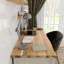 Comptoir Acacia Live Edge Butcher Block, plateau de table en bois massif de 1,5 po d'épaisseur-1722785747-1722785750