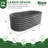 Anleolife Galvanized Steel Garden Bed 8x4x2ft Oval Gray, Set of 6