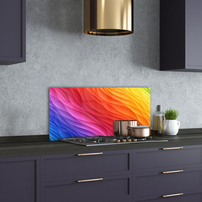 50cm W x 100cm L Glass Peel and Stick Panel