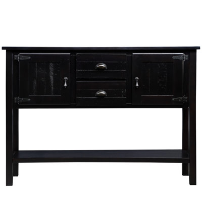 Solid Wood Entry Table, 2 Drawers, Elegant - Console Drawers & Cabinets, Multi-Purpose For Various Rooms