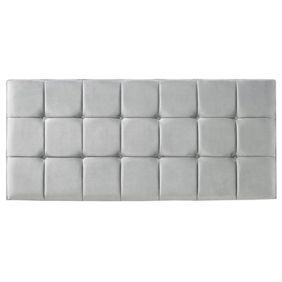 Saucedo Upholstered Velvet Headboard