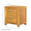 Table de chevet 20,7 x 15,4 x 22 po