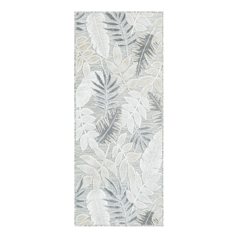 Tapis Fergent Leaves Wygant, Tapis de couloir 2 pi 2 po x 5 pi 3 po
