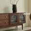 Meuble télé de style nordique jumelé à une table basse