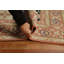 Tapis turc noué à la main de conception unique 9 pi 10 po x 12 pi 9 po Sultanabad Ziegler