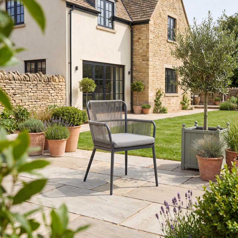 Patio Dining Set with, Grey