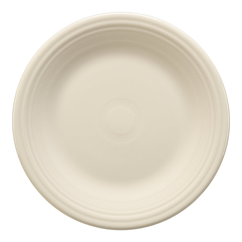 Assiette plate de 10 1/2 po avec rebord classique Fiesta Dinnerware, Lin lin