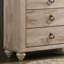 Commode 5 tiroirs avec plateau en bois
