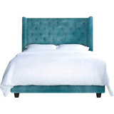 Bren Upholstered Wingback Bed