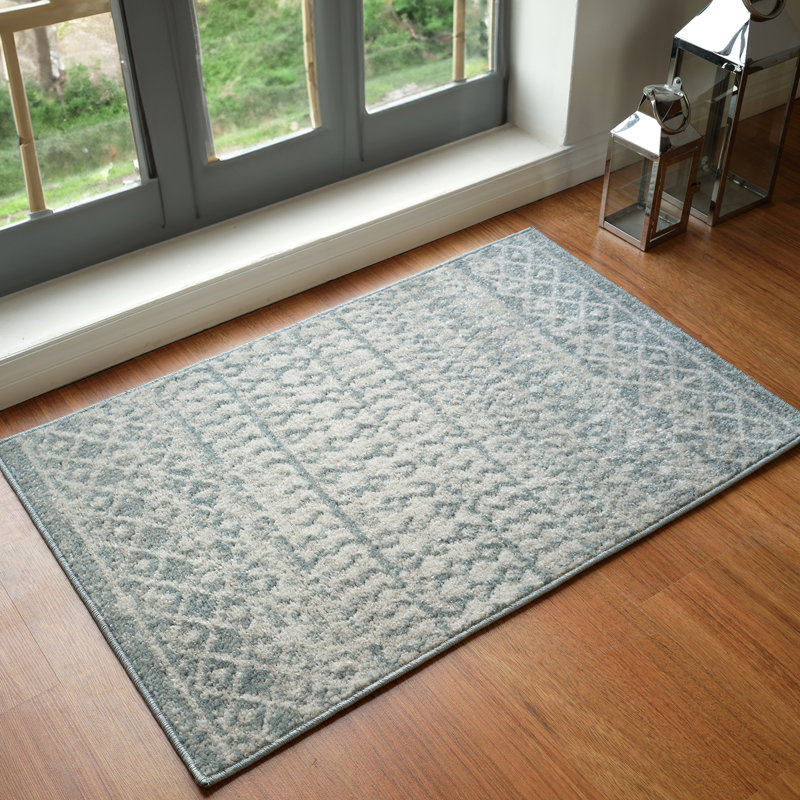 Glenaire Geometric Area Rug, Rectangle 60 x 90cm