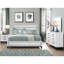 Table de chevet blanche Mirage