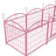 Parc pour chien de 24 pouces à 8 panneaux - clôture pour animaux pliable robuste en métal avec porte, enclos d'exercice extérieur pour petits / moyens / grands chiens-120980967