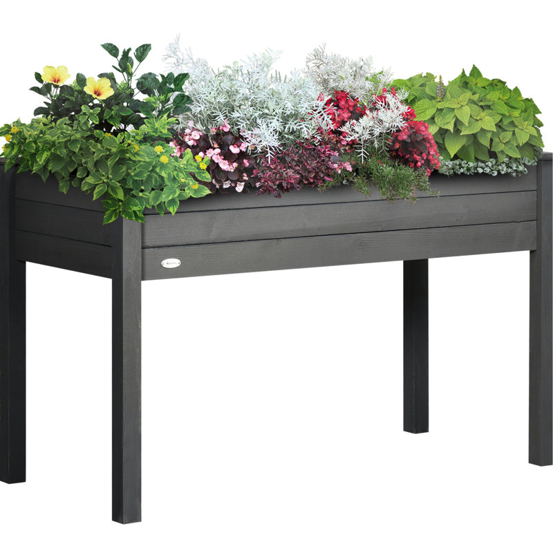 Elevated Wooden Planter Box
