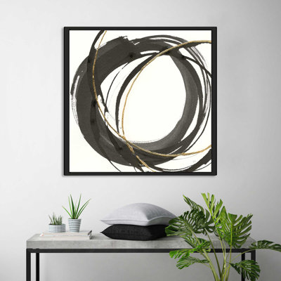 «Gilded Enso I», reproduction de peinture acrylique