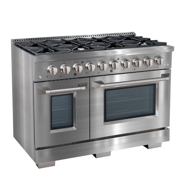 Precision 10 Burner Commercial Range 60 double oven