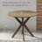 Harbaugh Round Solid Wood Base Dining Table