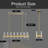 Acevedo 16-Light 54" Dimmable Square / Rectangle Chandelier Glass Kitchen Island Lighting-110508269