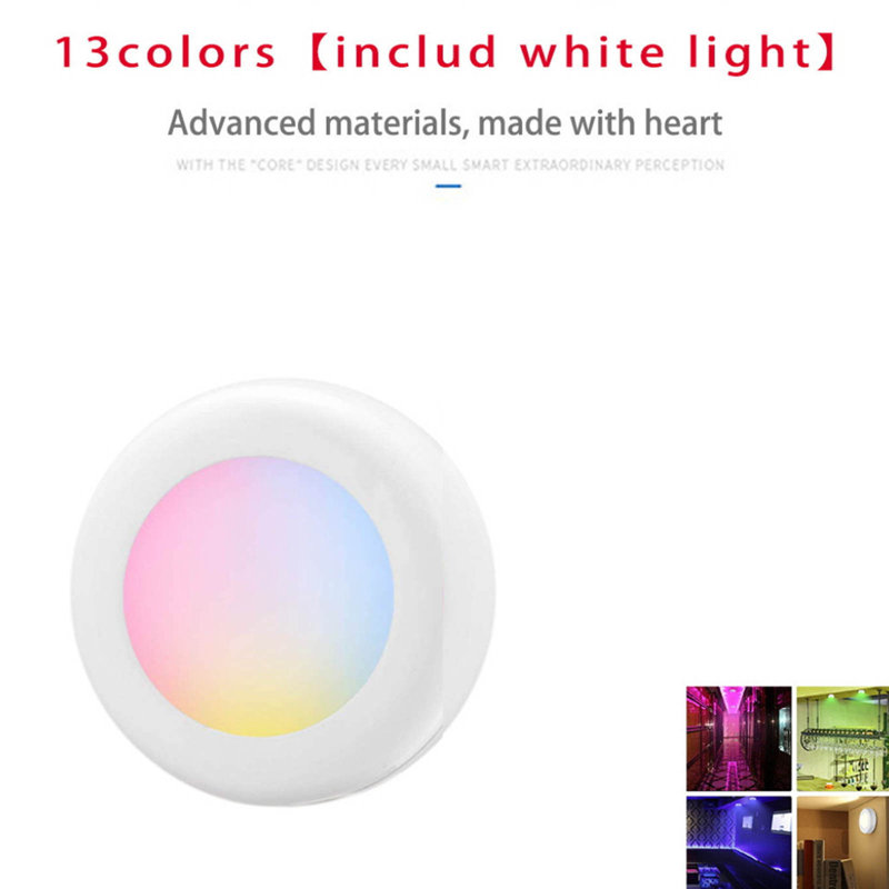 LED Lights Night Light,12 Color Ice Light, Color Remote Control Light, LED Cabinet Light